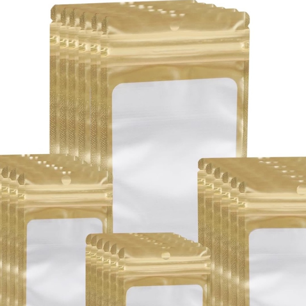 40 -  Holographic Ziplock Bags | 4 different sizes | Pick Your Color - Picture 7 of 8